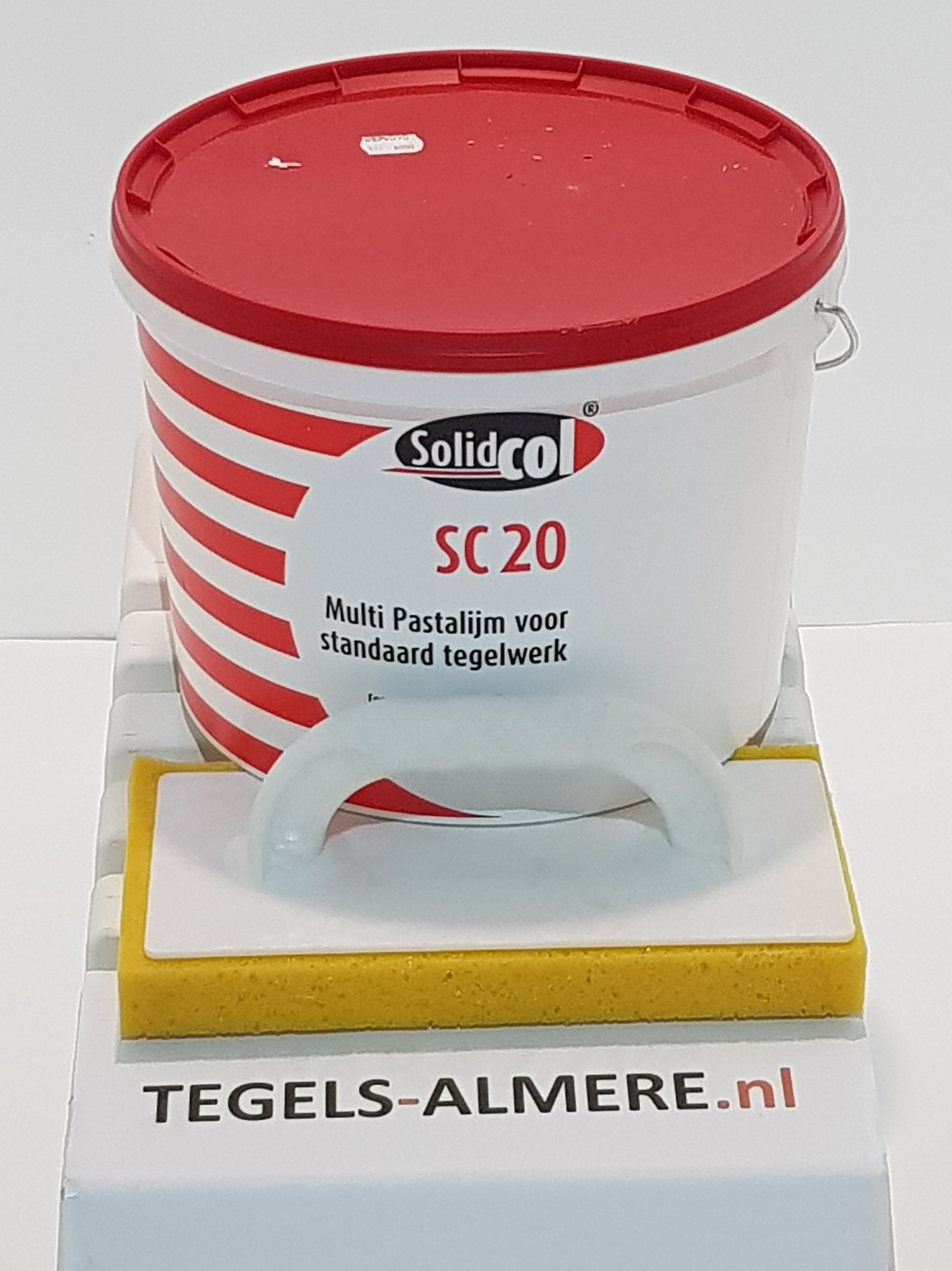 Pastalijm tegelwerk